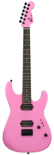 Charvel Pro-Mod Plus San-Dimas Style 1 HH HT Guitar In Platinum Pink, Ebony Board - Image 2