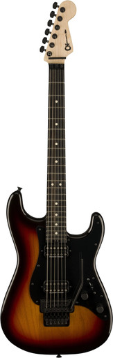 Charvel Pro Mod So Cal Style 1 HH FR E Electric Guitar in 3-Tone Sunburst - Image 2