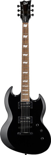 ESP LTD Viper-201B Baritone in Black - Image 2