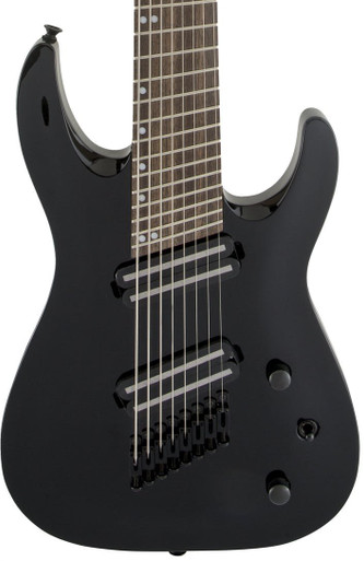 Jackson X Series Dinky Arch Top DKAF8 MS in Gloss Black - Image 1