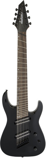 Jackson X Series Dinky Arch Top DKAF8 MS in Gloss Black - Image 2