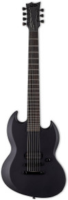 ESP LTD Viper-7 Baritone Black Metal in Black Satin - Image 3