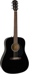 Fender CD60S Solid Top Dreadnought Guitar in Black - Image 3