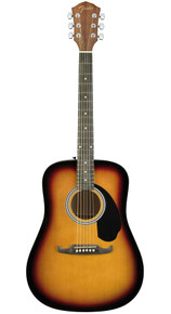Fender FA-125 Dreadnought Acoustic in Sunburst - Image 3