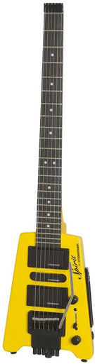 Steinberger Spirit GT-PRO DELUXE Outfit (HB-SC-HB) Electric Guitar in Hot Rod Yellow - Image 2
