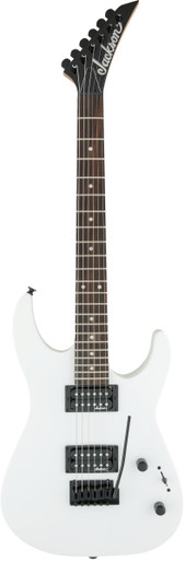 Jackson JS11 Dinky in White with Amaranth Fretboard - Image 2