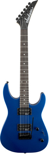 Jackson JS11 Dinky in Metallic Blue with Amaranth Fretboard - Image 2