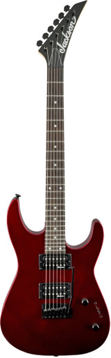 Jackson JS12 Dinky in Metallic Red with Amaranth Board - Image 2
