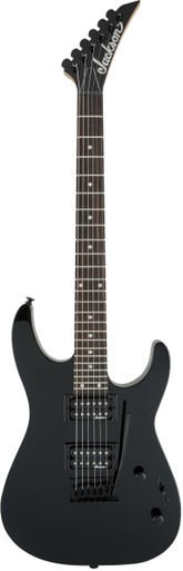 Jackson Guitar JS12 Dinky 24-Fret in Black with Amaranth Fretboard - Image 2