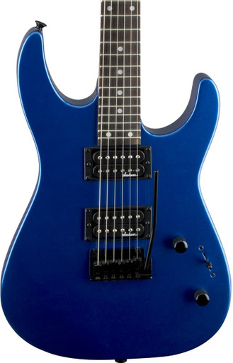 Jackson JS12 Dinky in Metallic Blue with Amaranth Fretboard - Image 1
