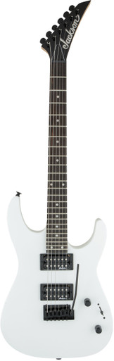Jackson Guitar JS12 Dinky 24 Fret in White with Amaranth Fretboard - Image 2