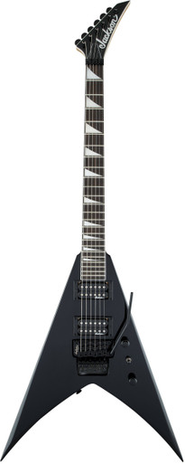 Jackson JS32 KV in Gloss Black with Amaranth Fretboard - Image 2