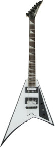 Jackson Guitar JS32T Rhoads in White with Black Bevels and Amaranth Fretboard - Image 3