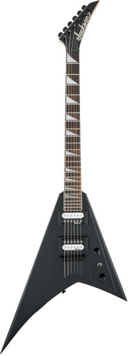 Jackson Guitar JS32T Rhoads in Satin Black with Amaranth Fretboard - Image 2