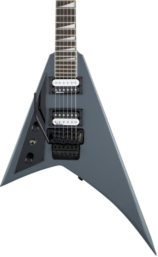 Jackson JS32L Rhoads in Satin Grey Left Handed with Amaranth Fingerboard - Image 1