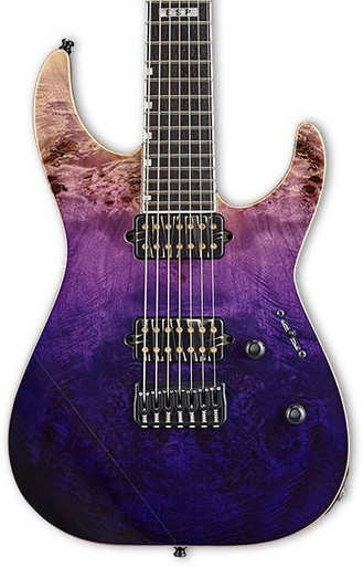 ESP E-II M-II 7 NT in Purple Natural Fade - Image 1