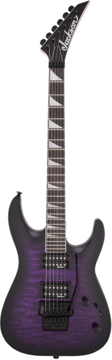 Jackson JS Series Dinky Arch Top JS32Q DKA In Transparent Purple Burst - Image 2