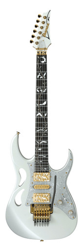 Ibanez Steve Vai Signature PIA Guitar in Stallion White - Image 2