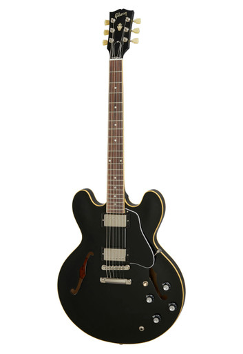 Gibson ES-335 in Vintage Ebony - Image 2