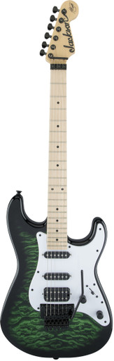 Jackson X Series Adrian Smith San Dimas SDXQ in Transparent Green - Image 2