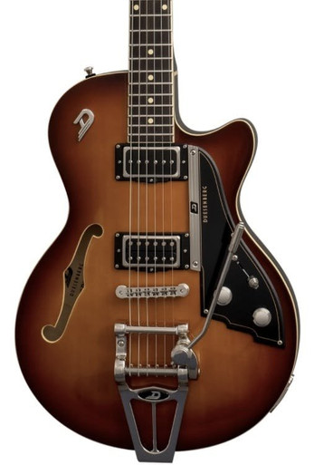 Duesenberg Starplayer TV Semi-Hollow Electric Guitar in Vintage Burst - Image 1