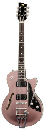 Duesenberg Starplayer TV Semi-Hollow Electric Guitar in Catalina Sunset Rose - Image 2