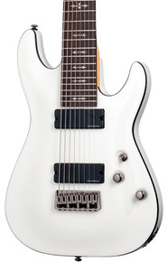 Schecter DEMON-8 in Vintage White - Image 3