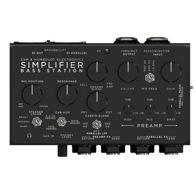 DSM & Humboldt Simplifier Bass Station Amp & Cab Simulator Pedal - Image 1