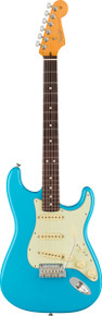 Fender American Professional II Stratocaster in Miami Blue with Rosewood Fingerboard - Image 3