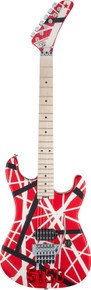 EVH Striped Series 5150 in Red, Black and White - Image 3