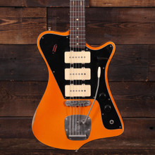 Castedosa El Halcon Baritone Guitar in Aged Casino Orange - Image 3