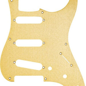 Fender Pickguard for Stratocaster in Gold Anodized Aluminium