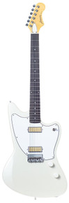 Harmony Standard Silhouette Electric Guitar in Pearl White - Image 3