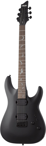 Schecter Damien 6 in Satin Black - Image 2