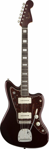 Fender Troy Van Leeuwen Jazzmaster Bound Rosewood Fingerboard Oxblood - Image 2