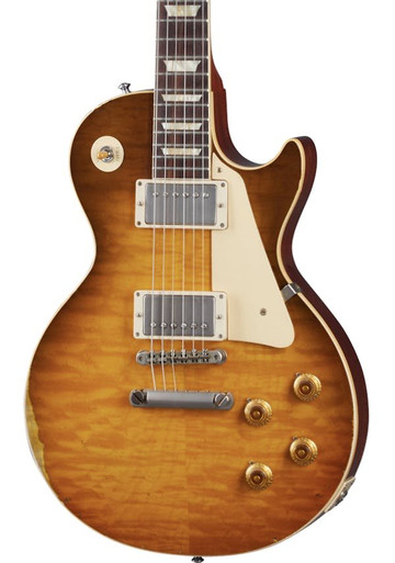 Gibson Custom Shop Murphy Lab 1959 Les Paul Standard Reissue Heavy Aged Electric Guitar in Green Lemon Fade - Image 1