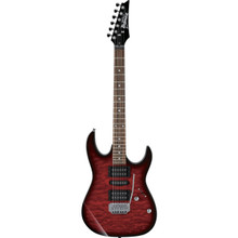 Ibanez GRX70QATRB In Transparent Red Burst - Image 3