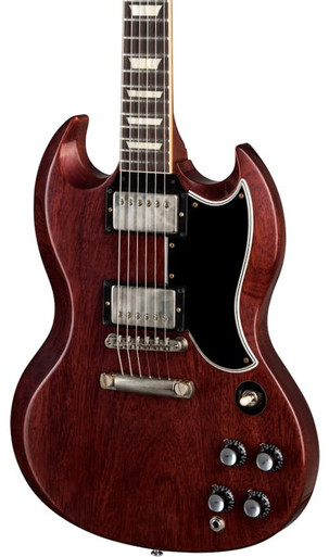 Gibson Custom Shop 1961 Les Paul SG Standard Reissue Stop-Bar VOS in Cherry Red - Image 1