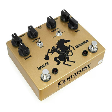 Ceriatone Horse Breaker Overdrive Pedal in Gold - Image 2