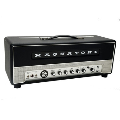Magnatone Super Fifty-Nine M-80 Valve Amp Head in Black - Image 2