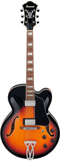 Ibanez AF75 in Brown Sunburst - Image 2