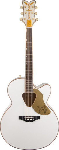 Gretsch Electromatic G5022CWFE Rancher Falcon Jumbo Guitar in White - Image 2