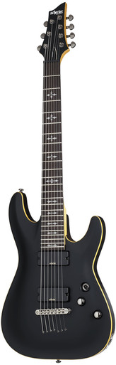 Schecter Demon-7 Aged Black Satin - Image 2