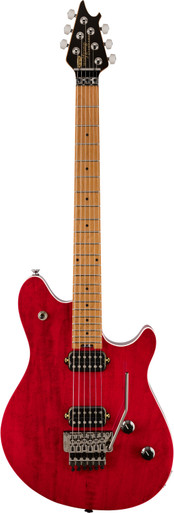 EVH Wolfgang WG Standard QM Electric Guitar in Wine Red - Image 2