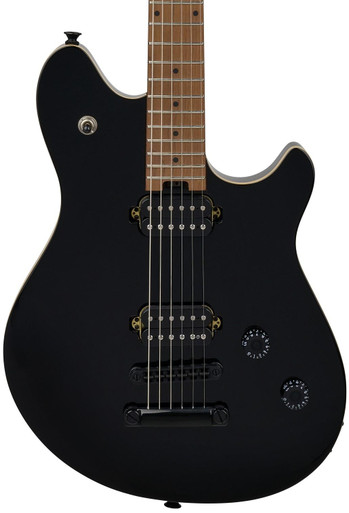 EVH Wolfgang Standard TOM Guitar In Gloss Black, Baked Maple Board - Image 1