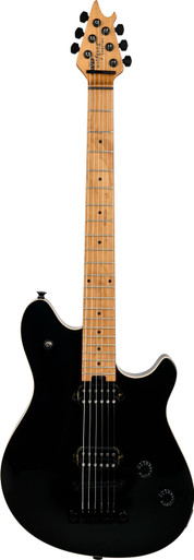 EVH Wolfgang Special TOM Hardtail Guitar In Gloss Black, Baked Maple Board - Image 2