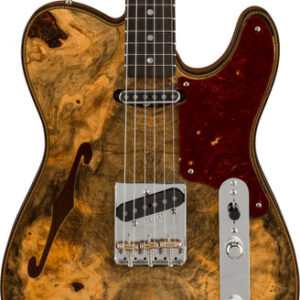 Fender Custom Shop Artisan Buckeye Burl Double Esquire in Aged Natural