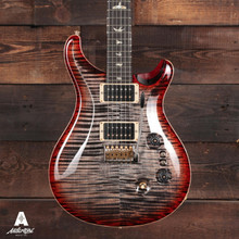 PRS Custom 24-08 10 Top in Charcoal Cherry Burst - Image 3