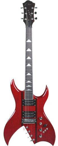 BC Rich Legacy Series Rich "B" Perfect 10 Guitar in Dragon's Blood Red - Image 2