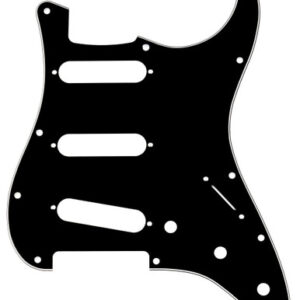 Fender 11-Hole Modern-Style Stratocaster SSS Pickguard in Black
